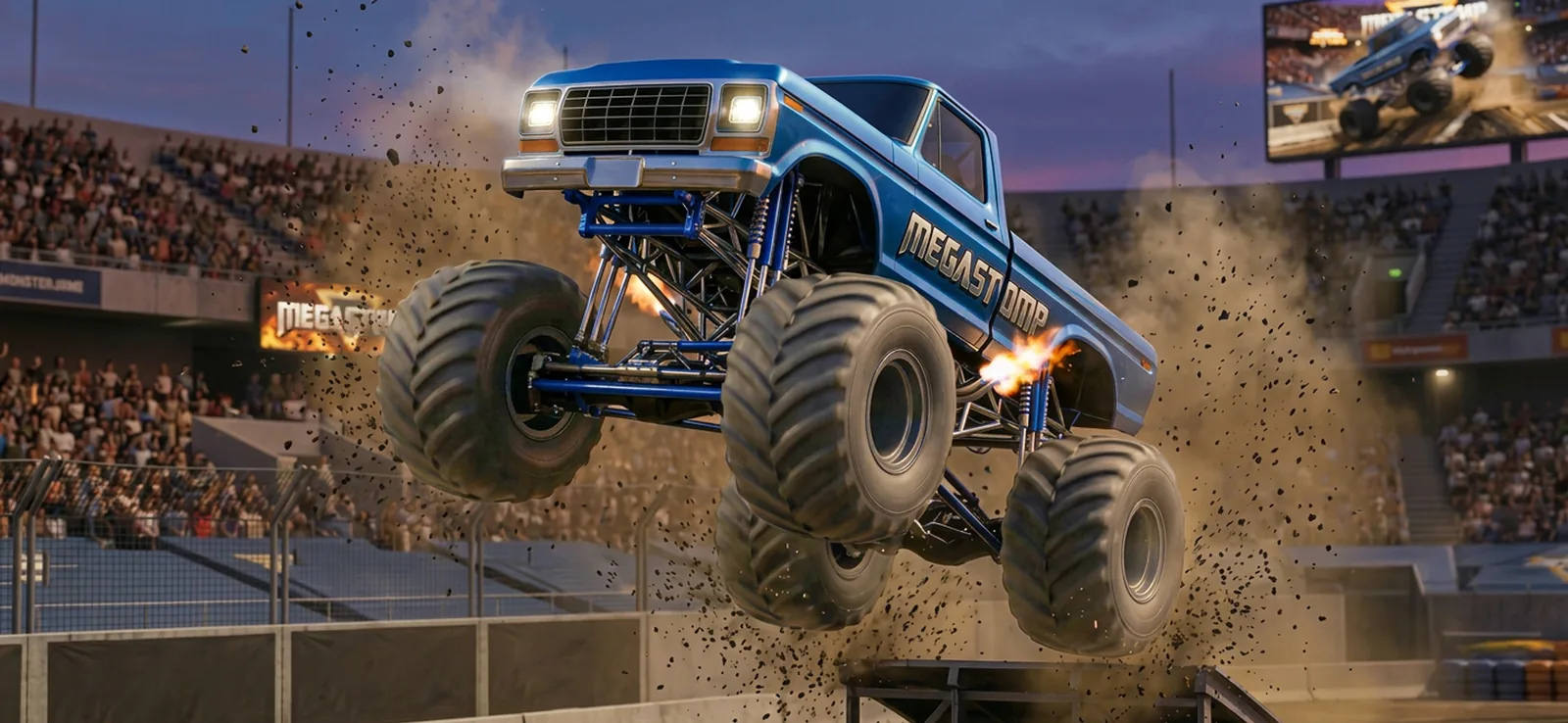 Monster Truck 4x4, Stunt and Extreme Racing screenshot 2